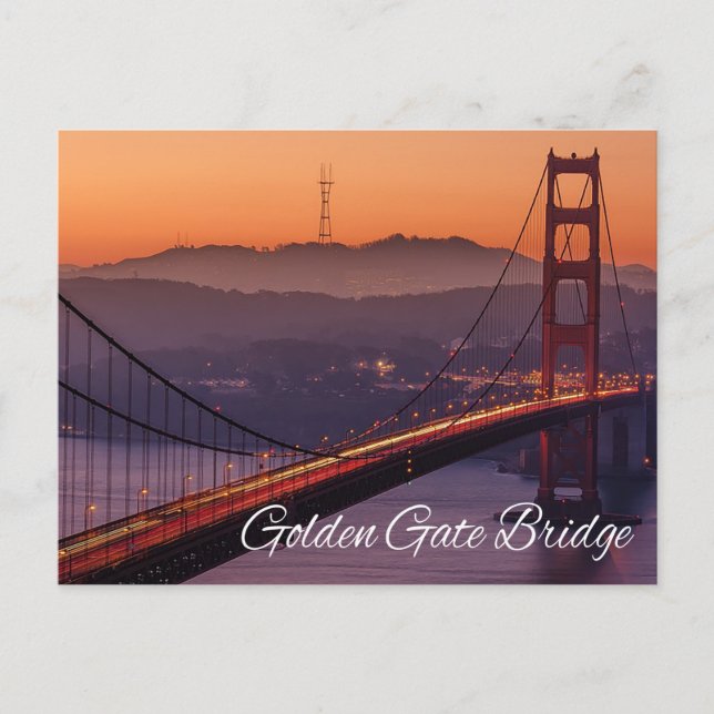 Golden Gate Bridge, San Francisco, Kalifornien, US Postkarte (Vorderseite)