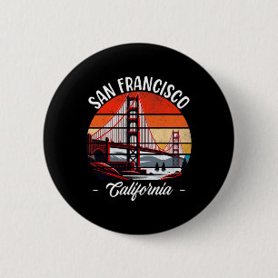 Golden Gate Bridge San Francisco Kalifornien USA L Button