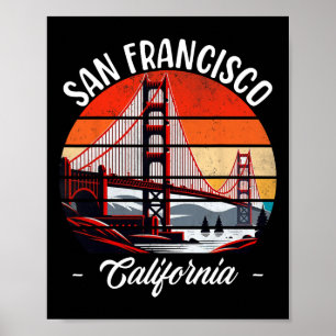 Golden Gate Bridge San Francisco Kalifornien USA L Poster