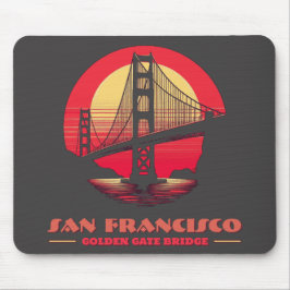 Golden Gate Bridge San Francisco Kalifornien USA Mousepad