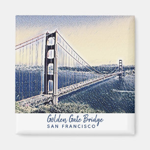 Golden Gate Bridge San Francisco Magnet