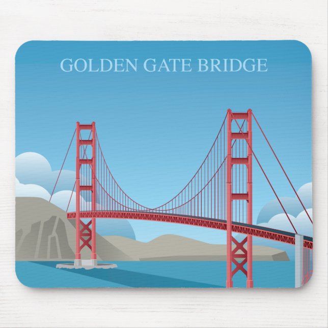 Golden gate bridge | San Francisco Mousepad (Vorne)