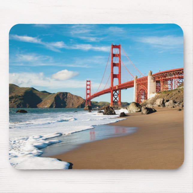 Golden gate bridge | San Francisco Mousepad (Vorne)