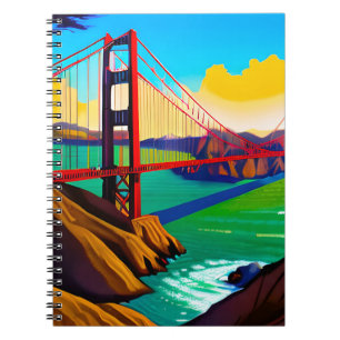 Golden Gate Bridge, San Francisco Notizblock