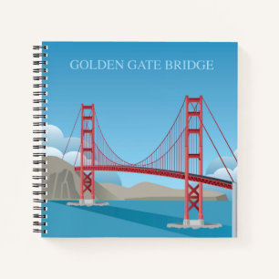 Golden Gate Bridge   San Francisco Notizbuch