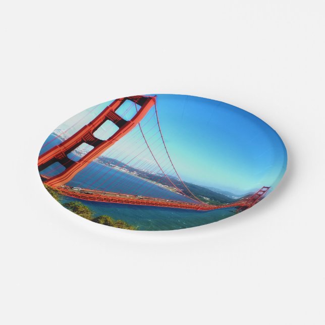 Golden Gate Bridge - San Francisco Pappteller (Schrägansicht)