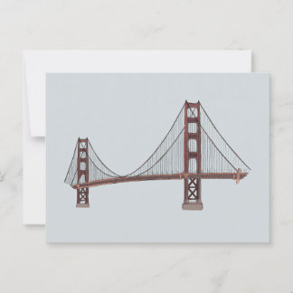 Golden Gate Bridge - San Francisco - Postcard Postkarte