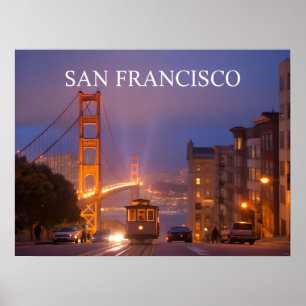 Golden Gate Bridge - San Francisco Poster