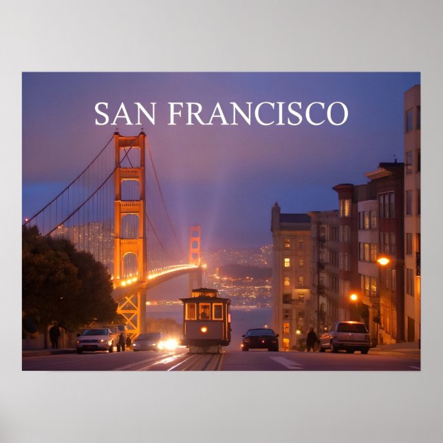 Golden Gate Bridge - San Francisco Poster (Vorne)