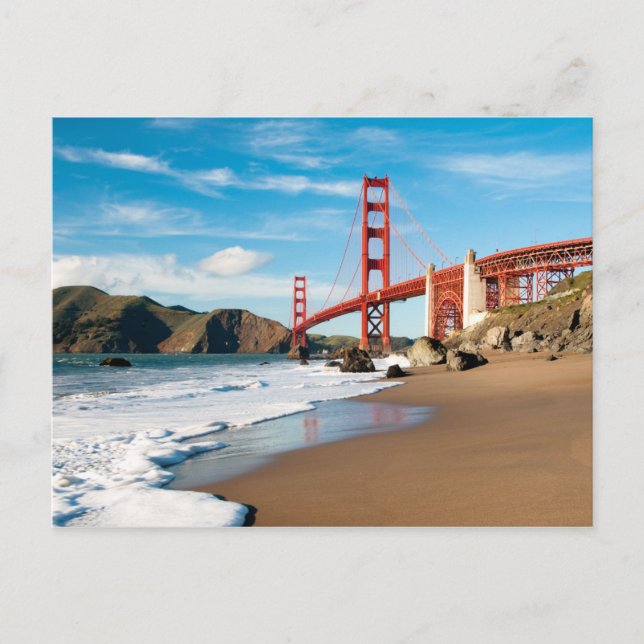 Golden Gate Bridge | San Francisco Postkarte (Vorderseite)