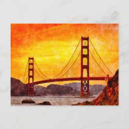 Golden Gate Bridge, San Francisco, Postkarte