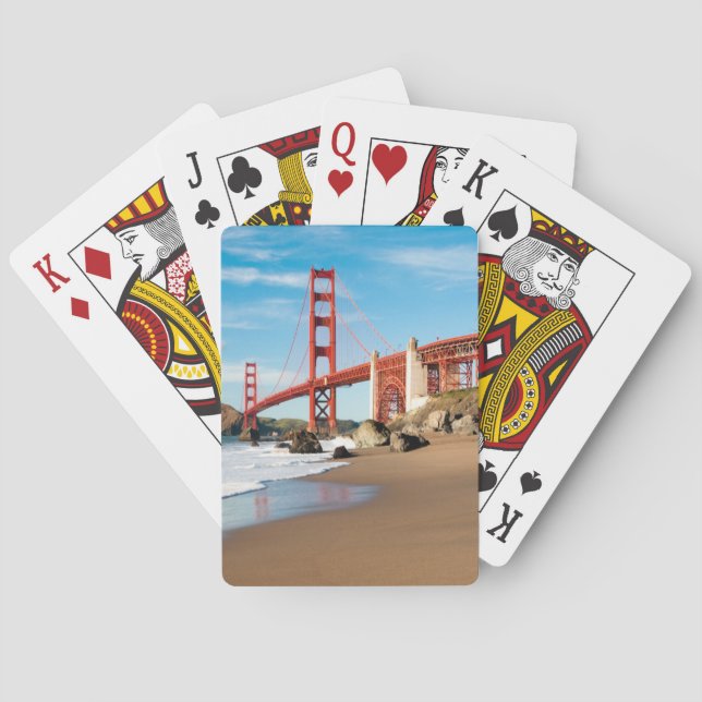Golden gate bridge | San Francisco Spielkarten (Rückseite)