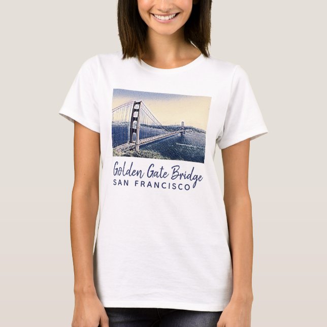 Golden Gate Bridge San Francisco T-Shirt (Vorderseite)