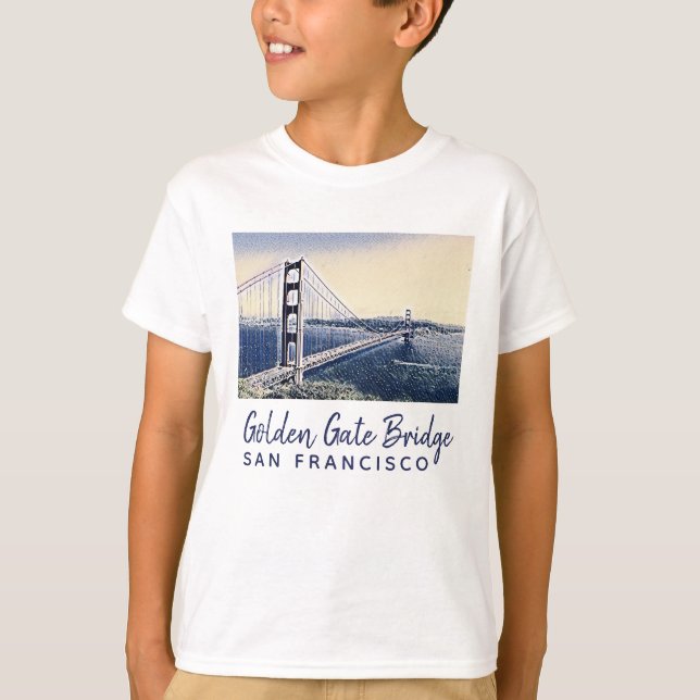 Golden Gate Bridge San Francisco T-Shirt (Vorderseite)