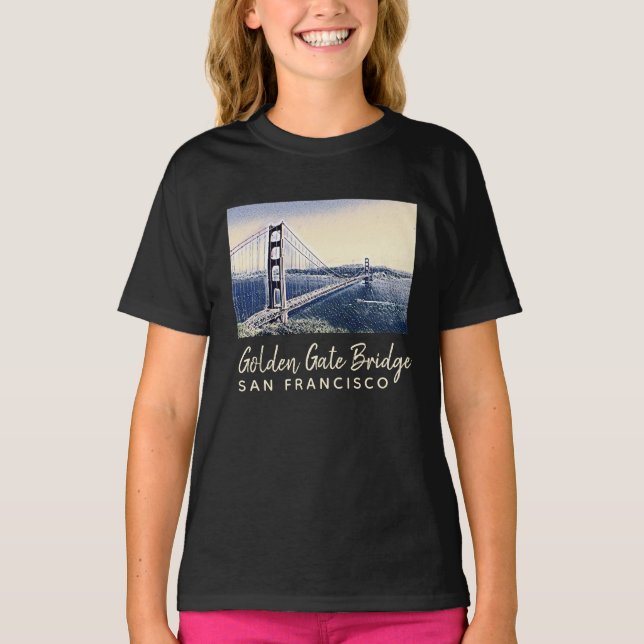 Golden Gate Bridge San Francisco T-Shirt (Vorderseite)