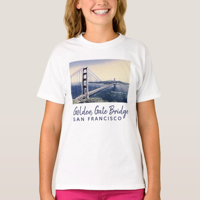 Golden Gate Bridge San Francisco T-Shirt (Vorderseite)