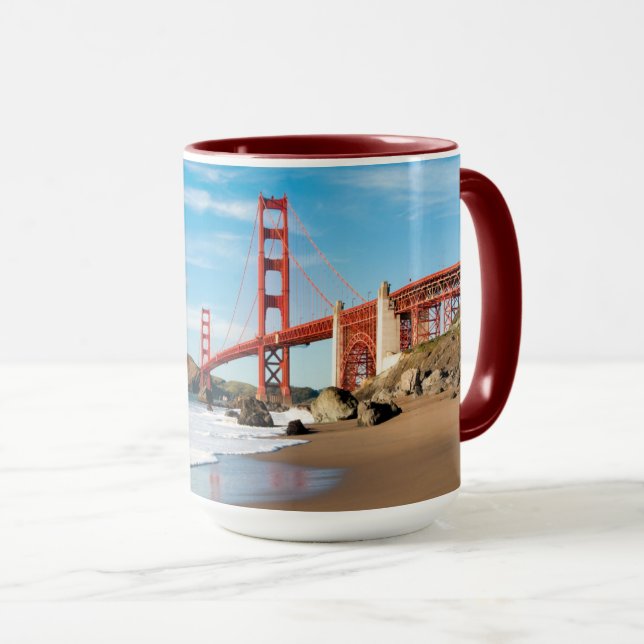 Golden gate bridge | San Francisco Tasse (VorderseiteRechts)