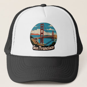 Golden Gate Bridge San Francisco Truckerkappe