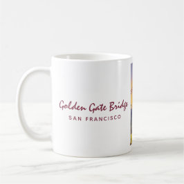 Golden Gate Bridge San Francisco Vintage Malerei Kaffeetasse