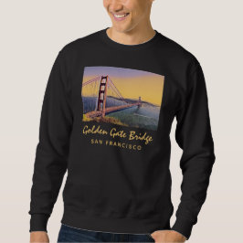 Golden Gate Bridge San Francisco Vintage Malerei Sweatshirt