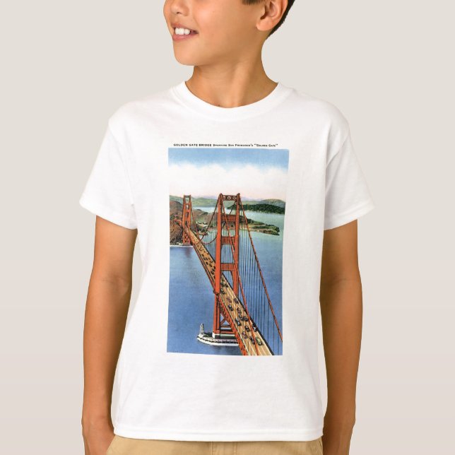 Golden Gate Bridge, SF, Ca T-Shirt (Vorderseite)