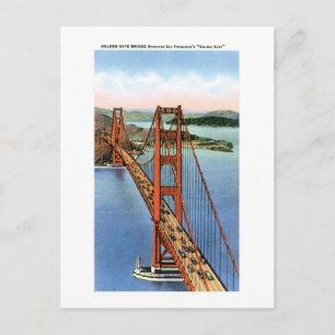 Golden Gate Bridge, SF, Kalifornien Postkarte