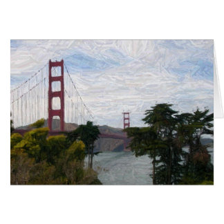 Golden gate bridge-Skizze-Version