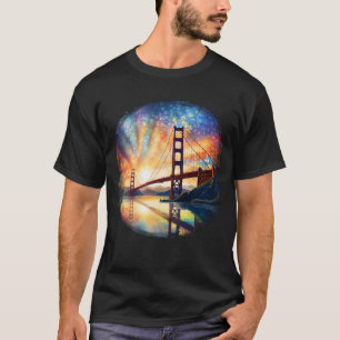 Golden Gate Bridge, Stadtbild T-Shirt