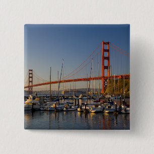 Golden Gate Bridge und San Francisco 2 Button