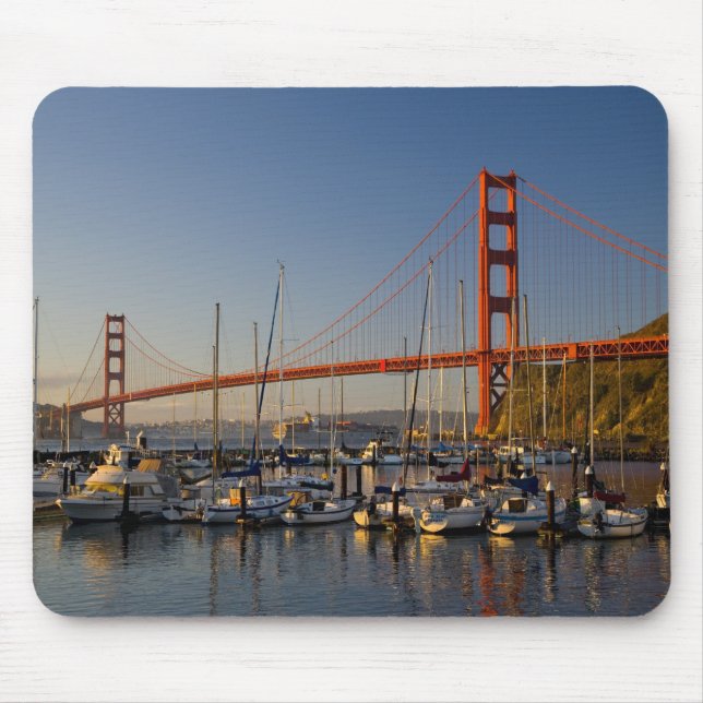 Golden Gate Bridge und San Francisco 2 Mousepad (Vorne)