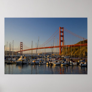 Golden Gate Bridge und San Francisco 2 Poster