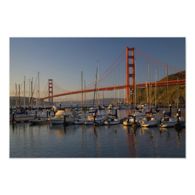 Golden Gate Bridge und San Francisco 4 Fotodruck (Vorne)