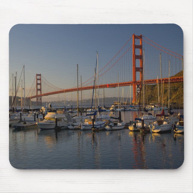 Golden Gate Bridge und San Francisco 4 Mousepad (Vorne)