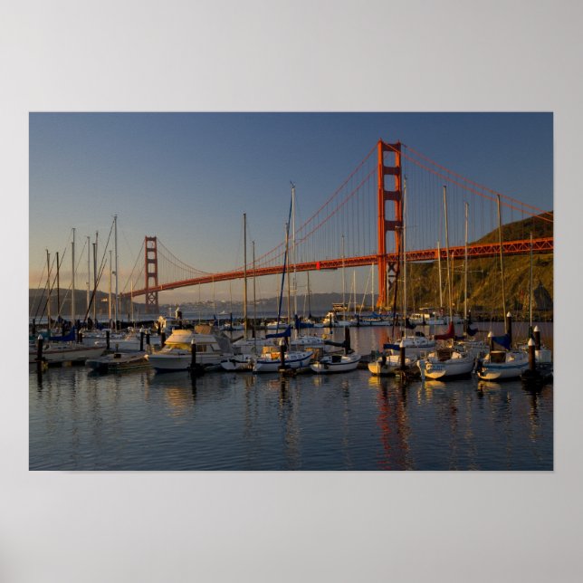 Golden Gate Bridge und San Francisco 4 Poster (Vorne)