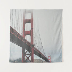 GOLDEN GATE BRIDGE UNTER BLAUEM HIMMEL BEI TAGESLI WANDTEPPICH