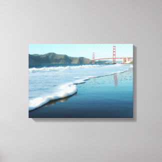 Golden Gate Bridge von Baker Beach Leinwanddruck