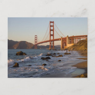 Golden Gate Bridge von Baker Beach Postkarte