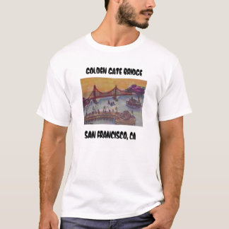 golden gate bridge von fishermans wf, GOLDENER G… T-Shirt