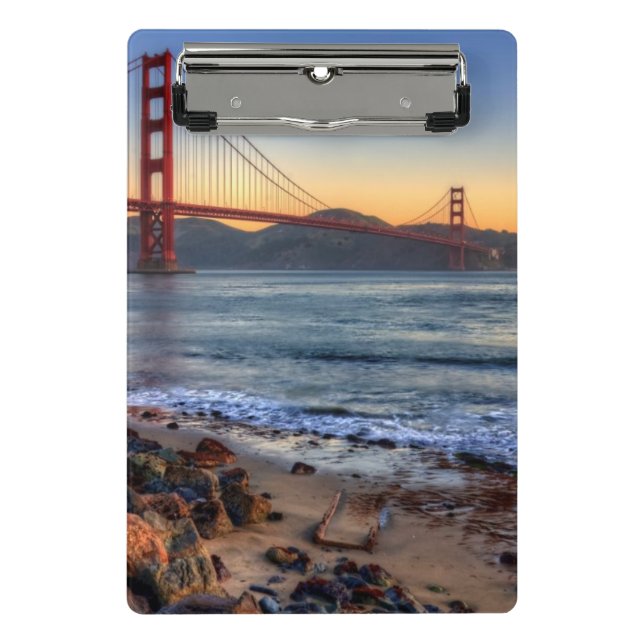 Golden gate bridge von San- Francisco Bayspur Mini Klemmbrett (Vorderseite)