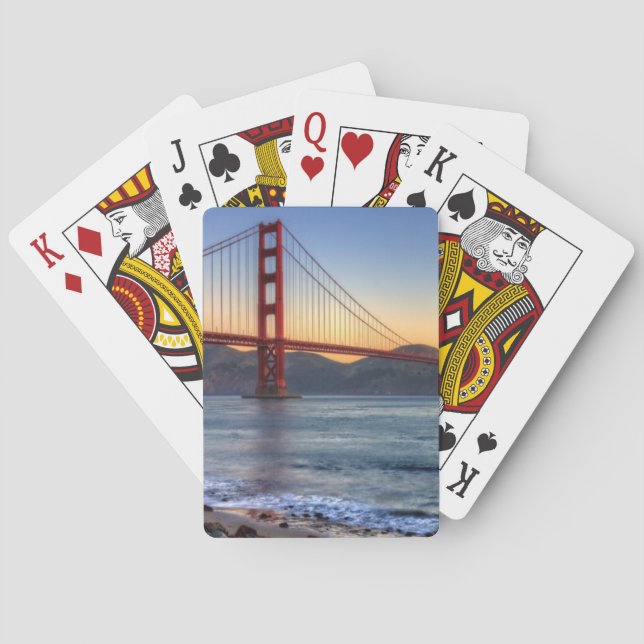 Golden gate bridge von San- Francisco Bayspur Spielkarten (Rückseite)