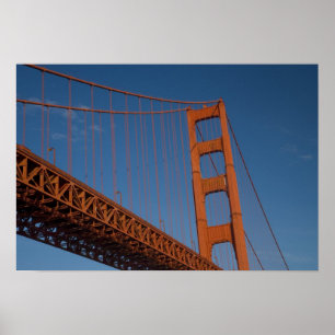 Golden Gate Bridge wie von Fort Point aus betracht Poster