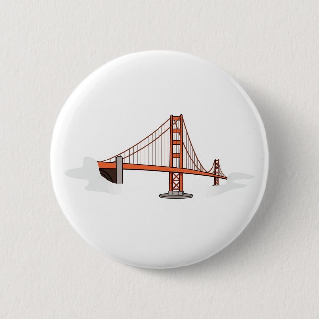 Golden Gate    BridgeSan Francisco Zielort Button (Vorderseite)