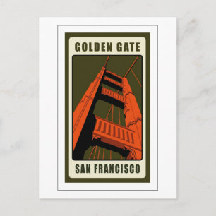Golden Gate Brücke Postkarte