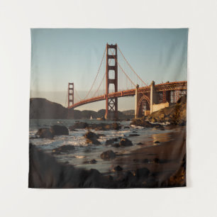 GOLDEN GATE BRÜCKE, SAN FRANCISCO AM TAG WANDTEPPICH