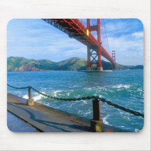 Golden Gate Brücke und San Francisco Bay Mousepad