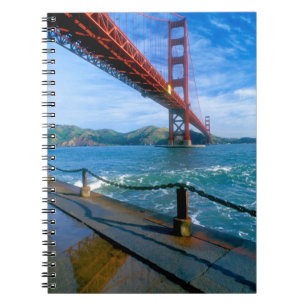 Golden Gate Brücke und San Francisco Bay Notizblock