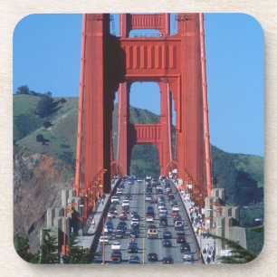 Golden Gate Brücke und San Francisco Bay Untersetzer
