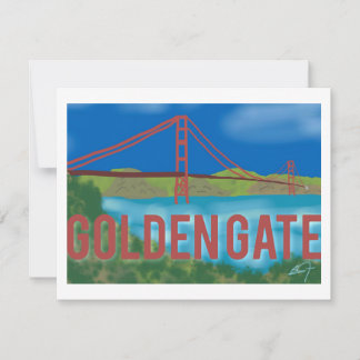 Golden Gate Dankeskarte
