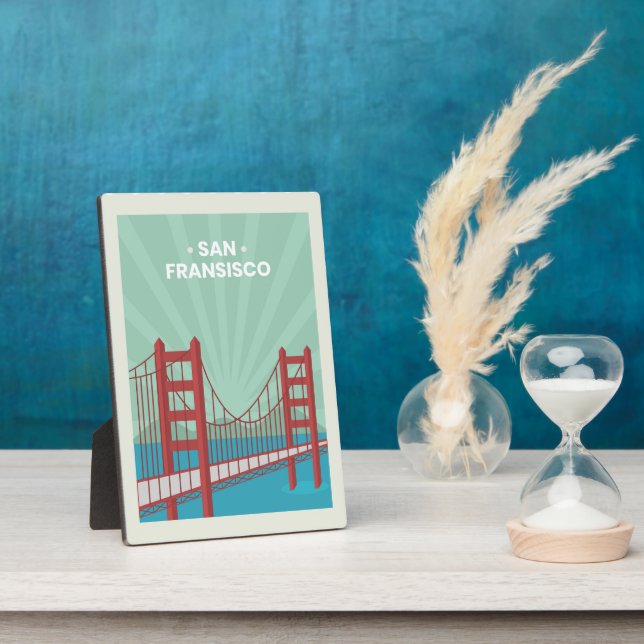 Golden Gate Fotoplatte (Seite)