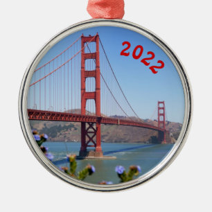 Golden Gate Holiday Ornament